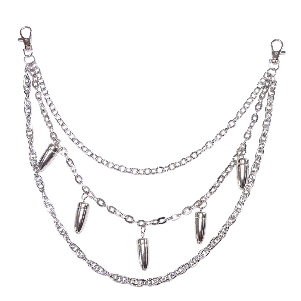 Layered Punk Spike Chains On T - đánh giá và giá Women'S Emo Accessories